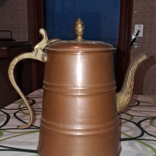 Pentola rame rotonda con - in,